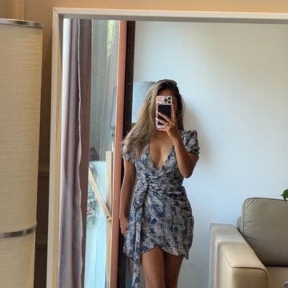 Mango Dresses & Skirts - Mango blue mini dress